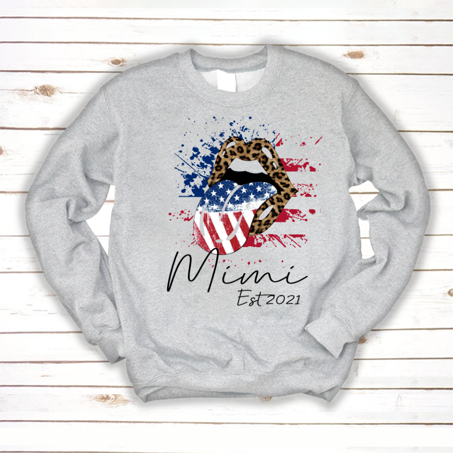 Mimi Est American Flag Sweatshirt