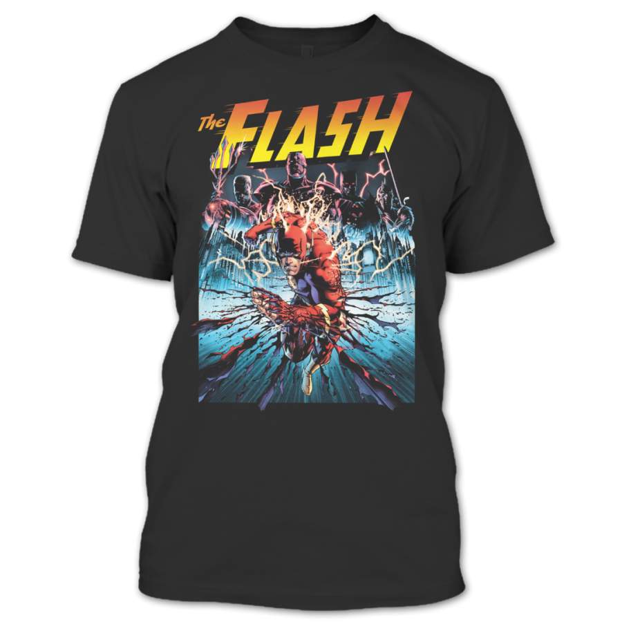 The Crazy Flash VS Batman Superheroes T Shirt