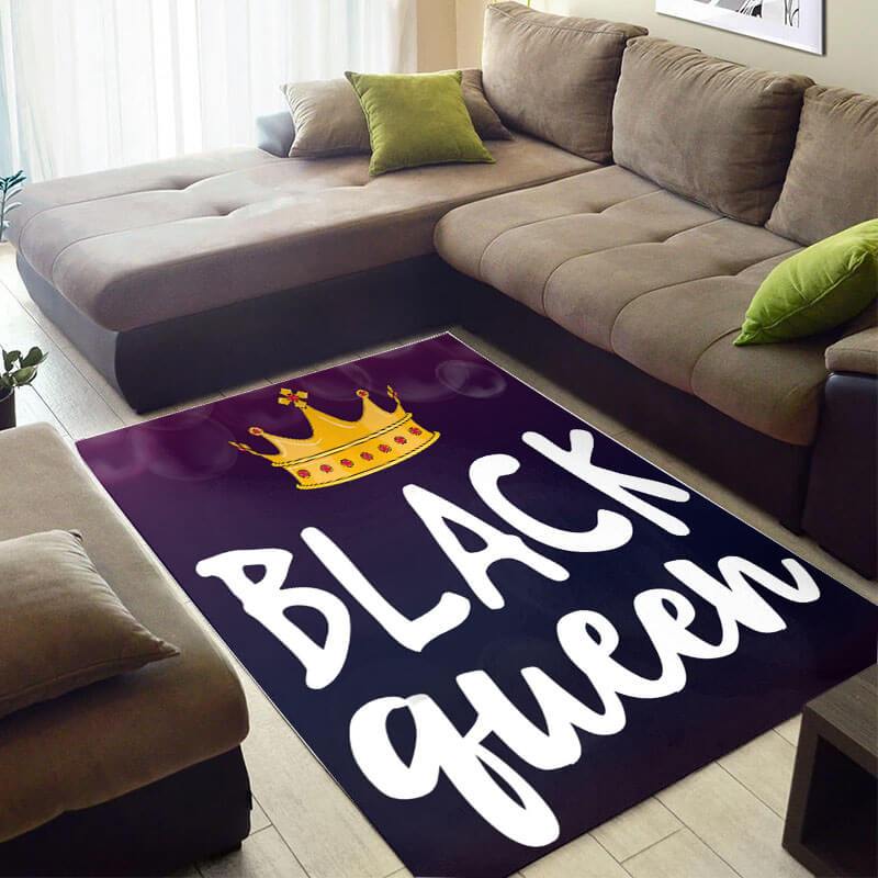 Cool African American Rug Pretty African Inspired Melanin Girl Black Queen African Themed Rugs African Room Decor WBG4217