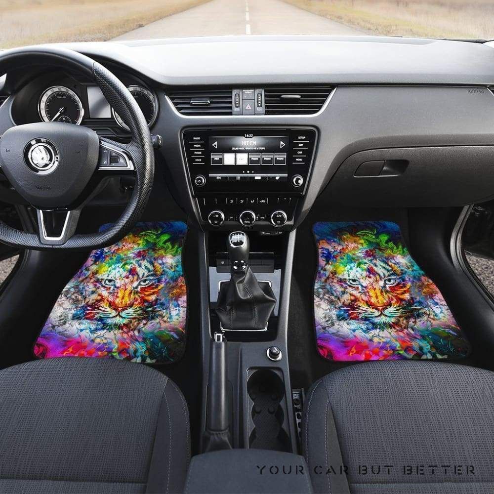 Wild Tiger Car Floor Mats 100704 Personalized Car Seat Floor Mat Custom Print