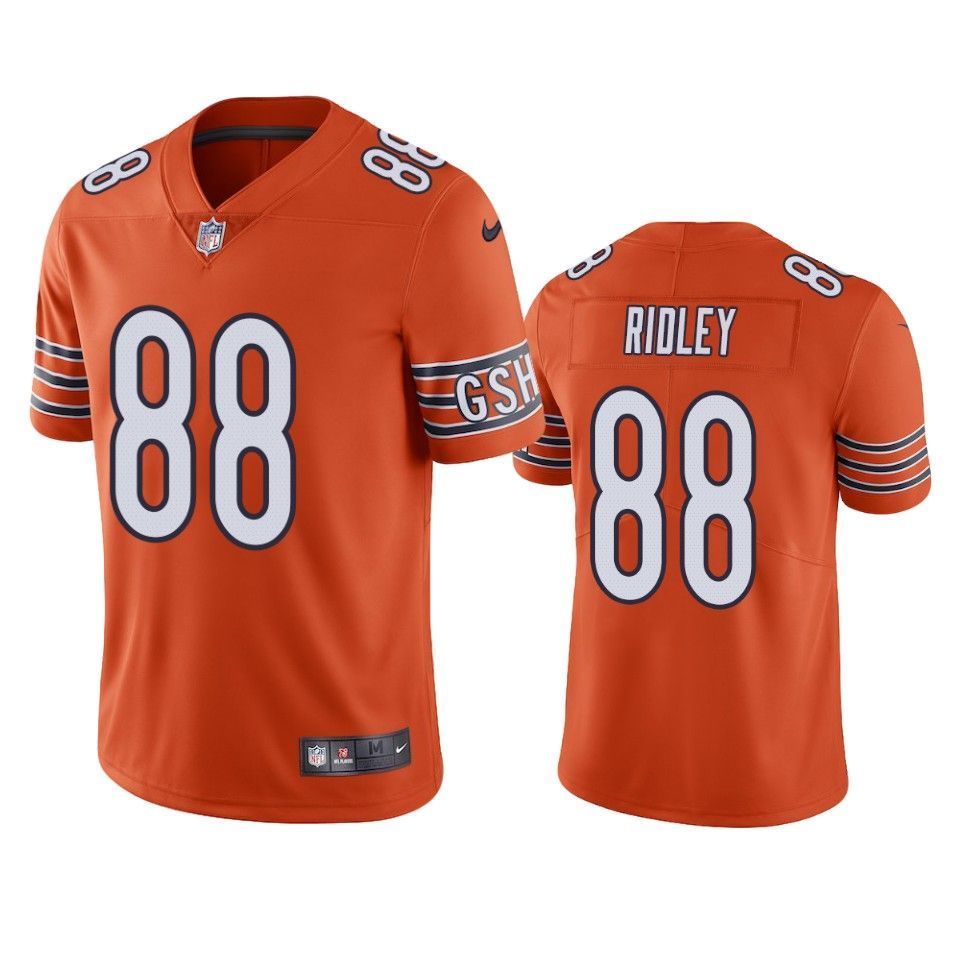 Chicago Bears Riley Ridley 2019 NFL Draft Orange Vapor Limited Jersey