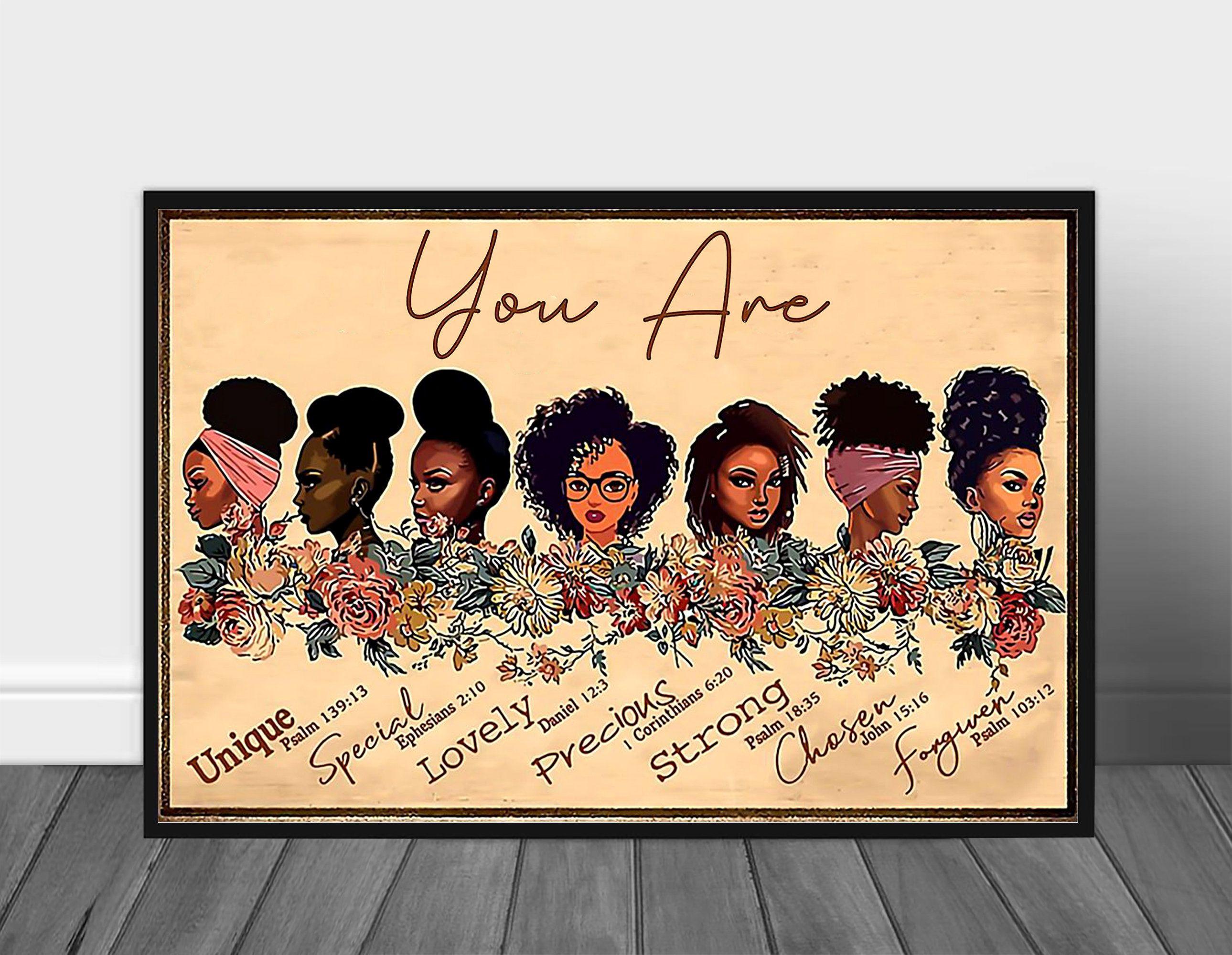 African American Youre Black Black Woman Print For B Poster Canvas