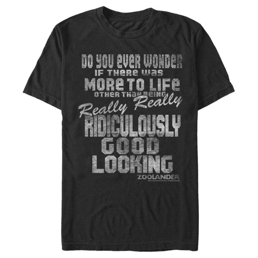 Zoolander Men’s More to Life  T Shirt