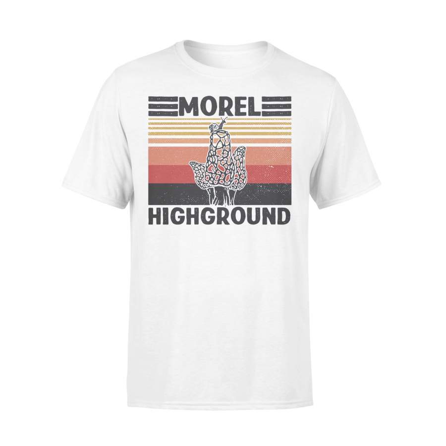 Mushroom Hunter Snail Morel Highground Vintage T-shirt