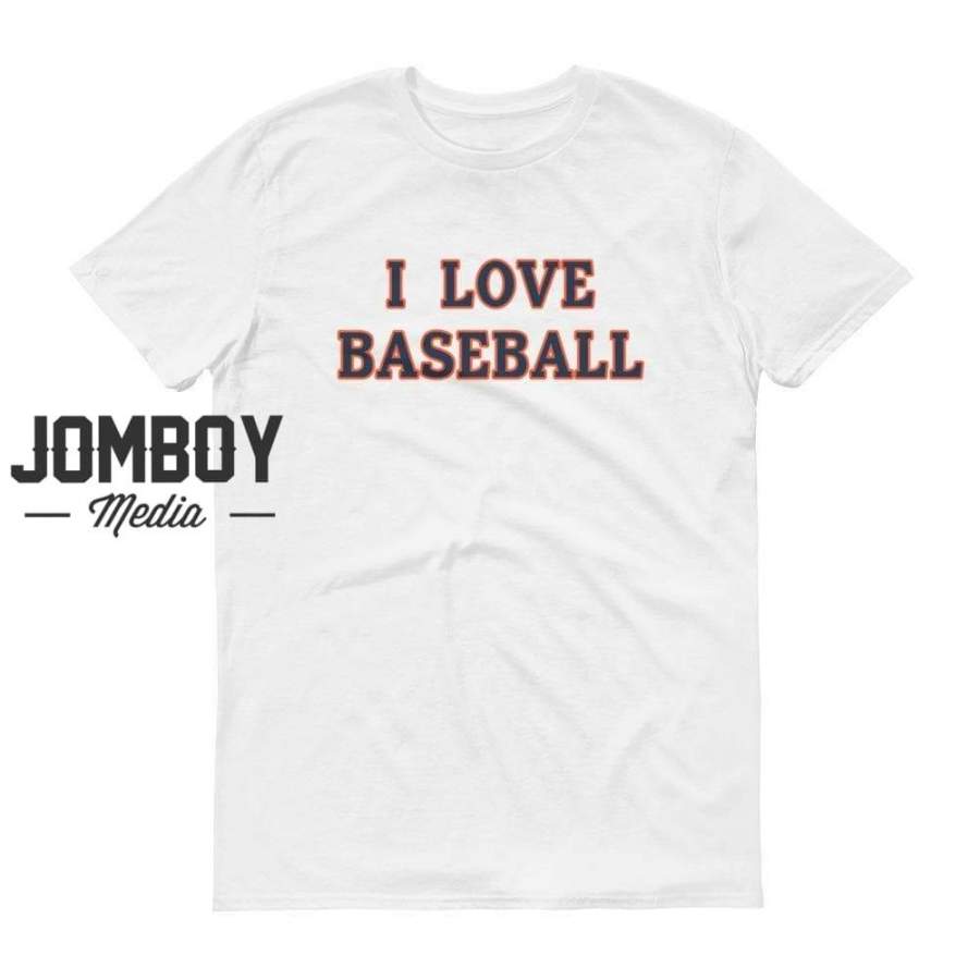 I Love Baseball – Tigers T-Shirt