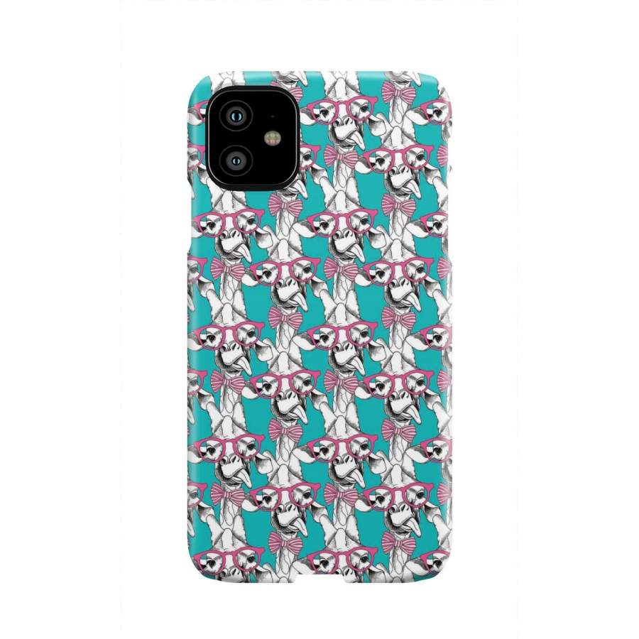 Giraffe Cartoon Pattern Print Iphone & Android Phone Cases