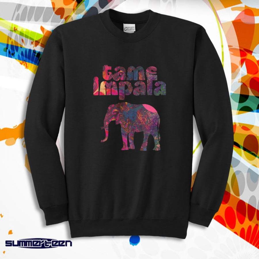 tame impala elephant full color logo Men’s Sweatshirt