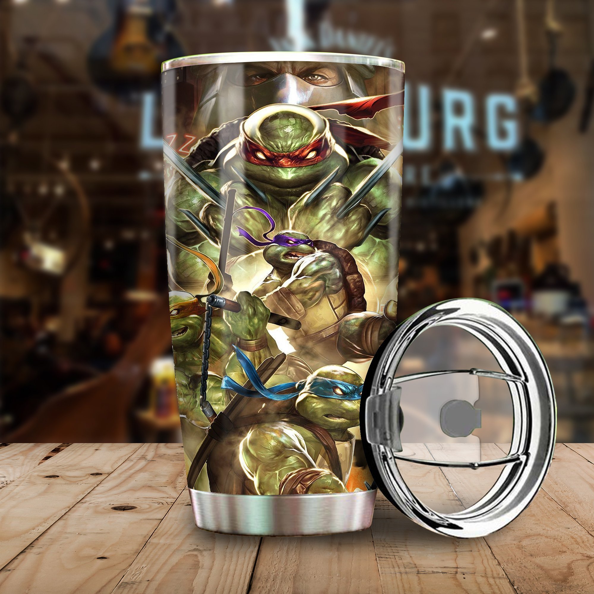 Teenage Mutant Ninja Turtles Artwork  All Over Print Tumbler