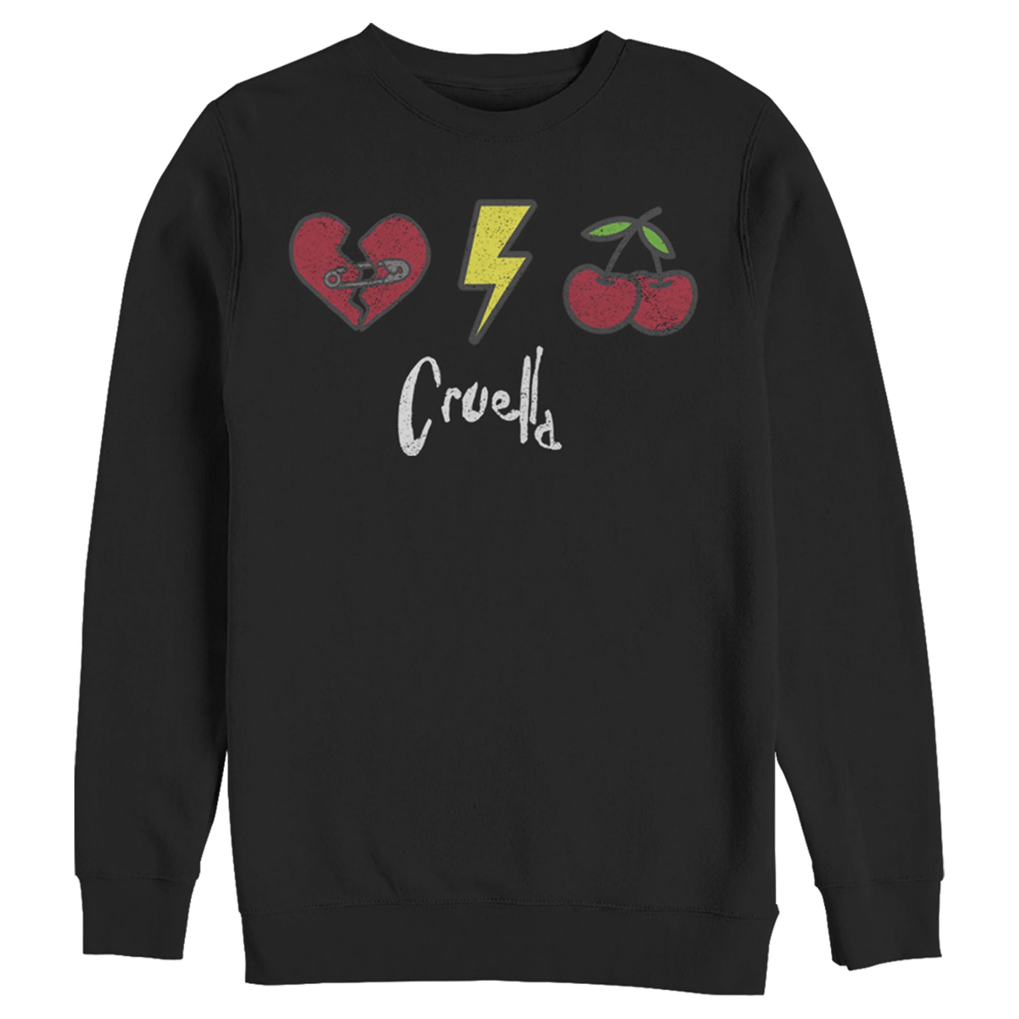 Cruella Men’S Patches Logo  Sweatshirt