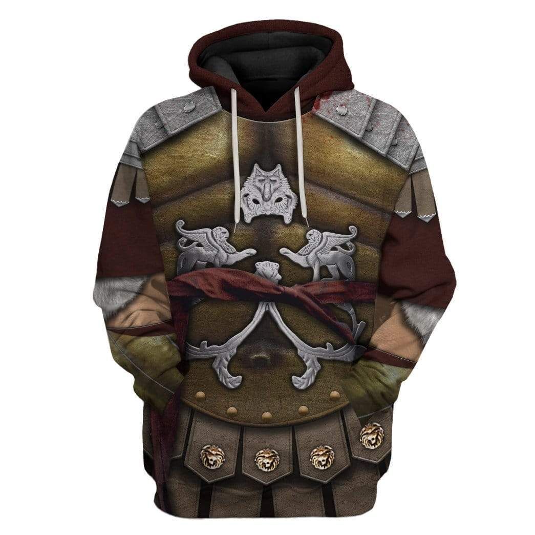 Flowermoonz 3D Cosplay Gladiator Maximus Custom Hoodies Apparel