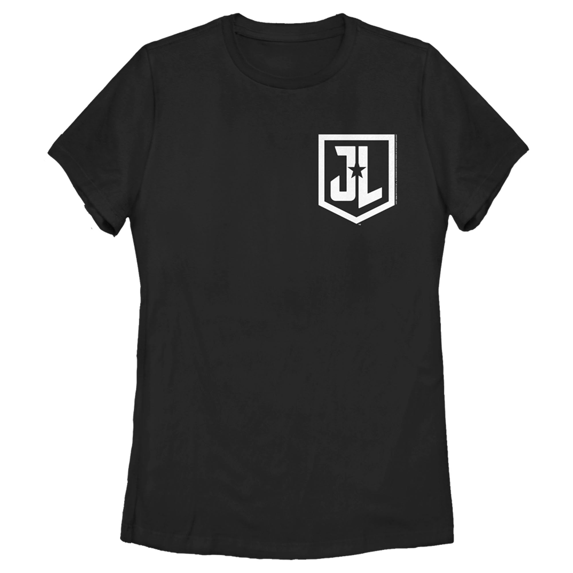 Zack Snyder Justice League Women’S Pocket Logo  T-Shirt