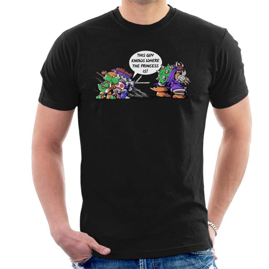 Super Ninja Bros TMNT Super Mario Men’s T-Shirt