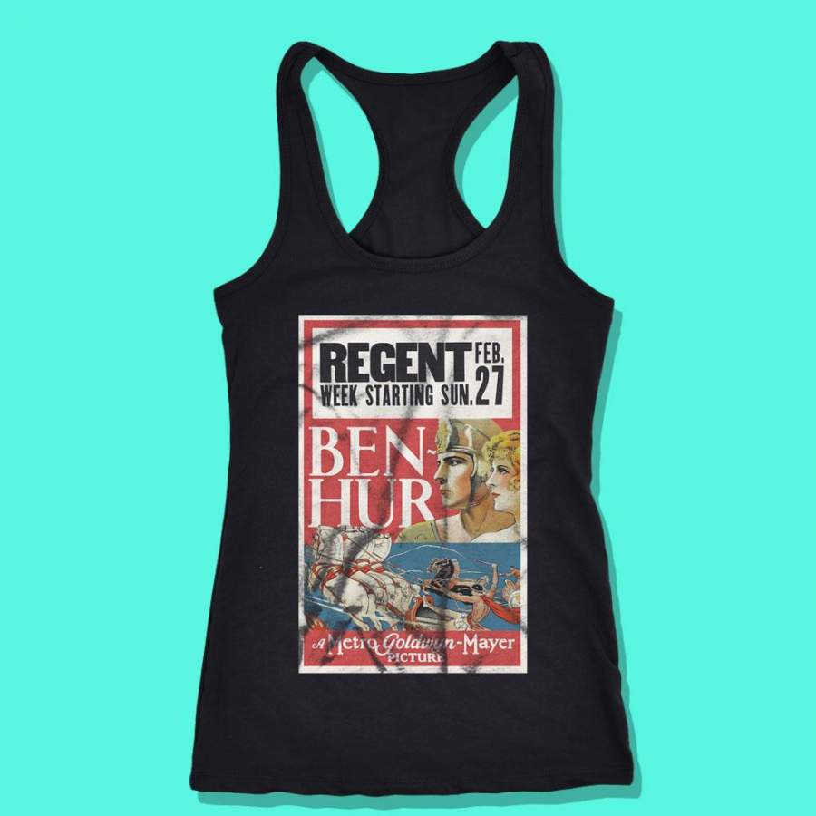 Ben Hur Vintage Poster Theater   New Movies 2016 Women’S Tank Top