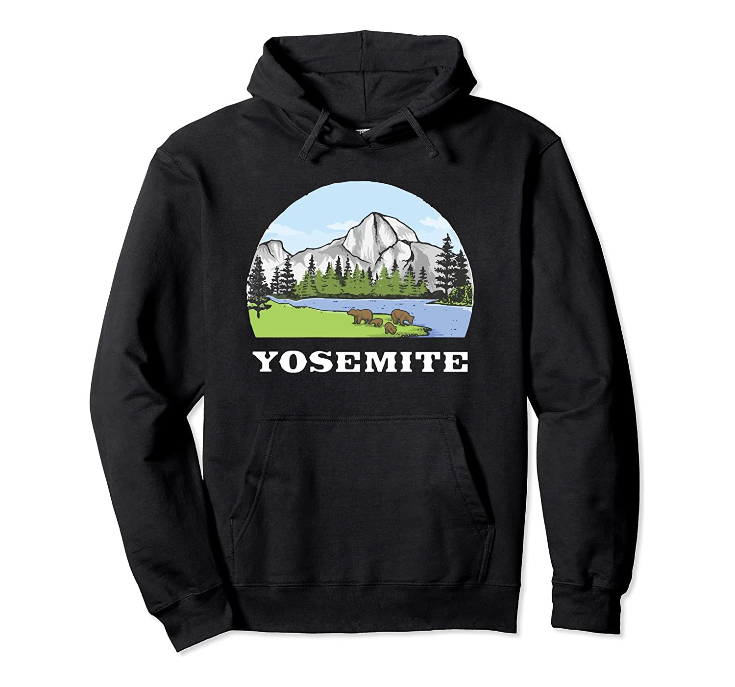 Yosemite National Park Vintage Retro Half Dome Camp Capitan Pullover Hoodie, T-Shirt, Sweatshirt