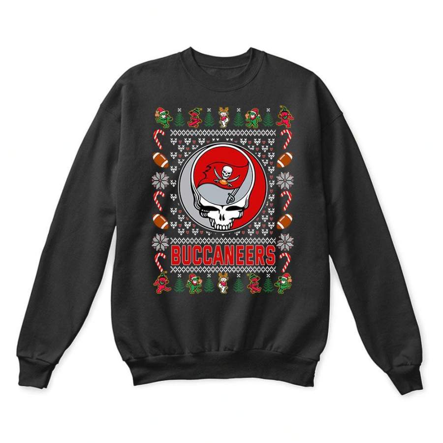 Tampa Bay Buccaneers x Grateful Dead Christmas Ugly Sweater