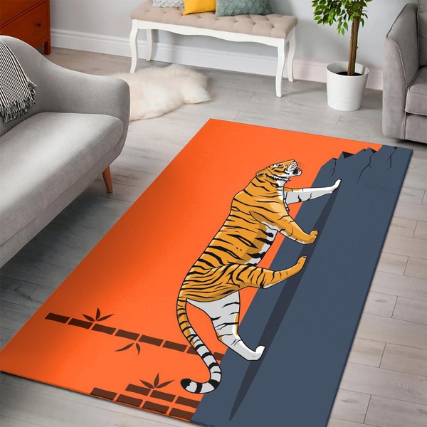 Tiger Road Area Rug Bedroom US Gift Decor