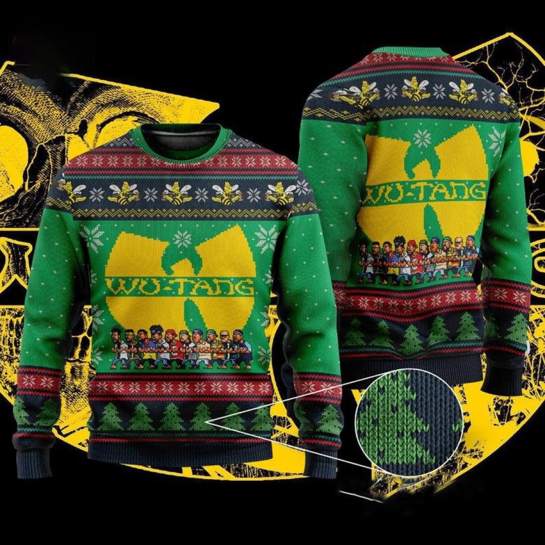 Wu-Tang Clans Ugly Christmas Sweater