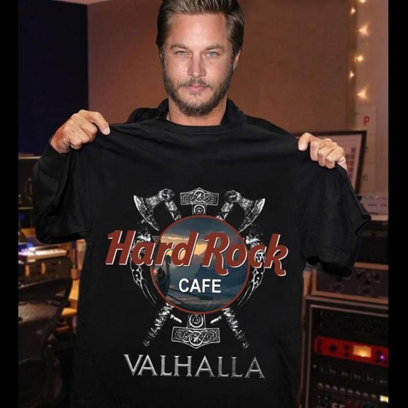 Hard rock cafe valhalla star wars crossover vikings for fan t shirt