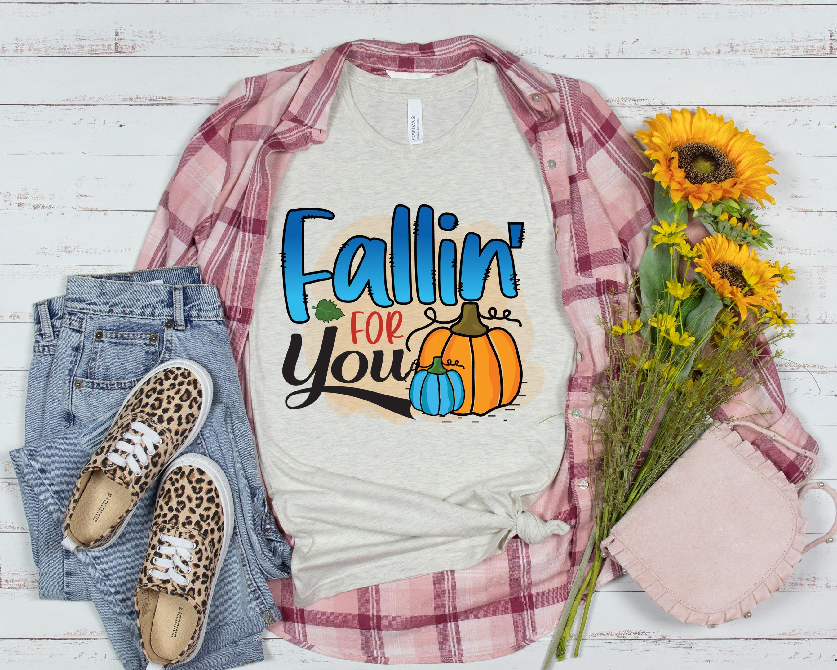 Fallin’ For You Shirt, Fall Season Shirt, Autumn Shirt, Happy Mid Shirt, For Autumn Shirt, Pumpkin Season Shirt