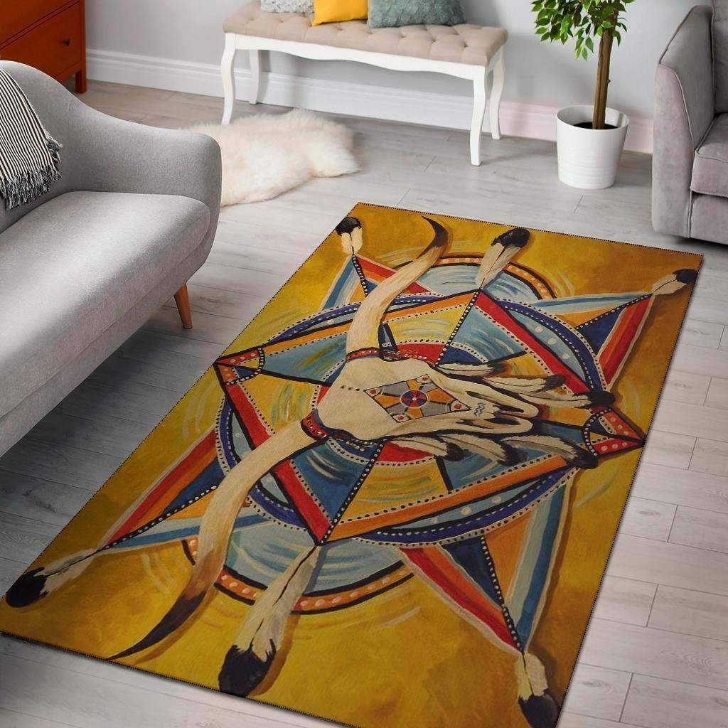 Bison Yellow Native American Pride Limited Edition  Sku 263556 Rug