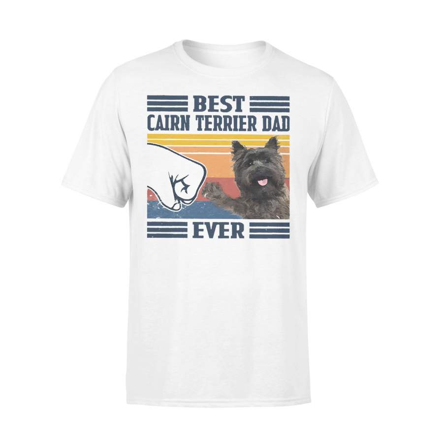 Father’s Day Best Cairn Terrier Dad Ever Vintage T-shirt