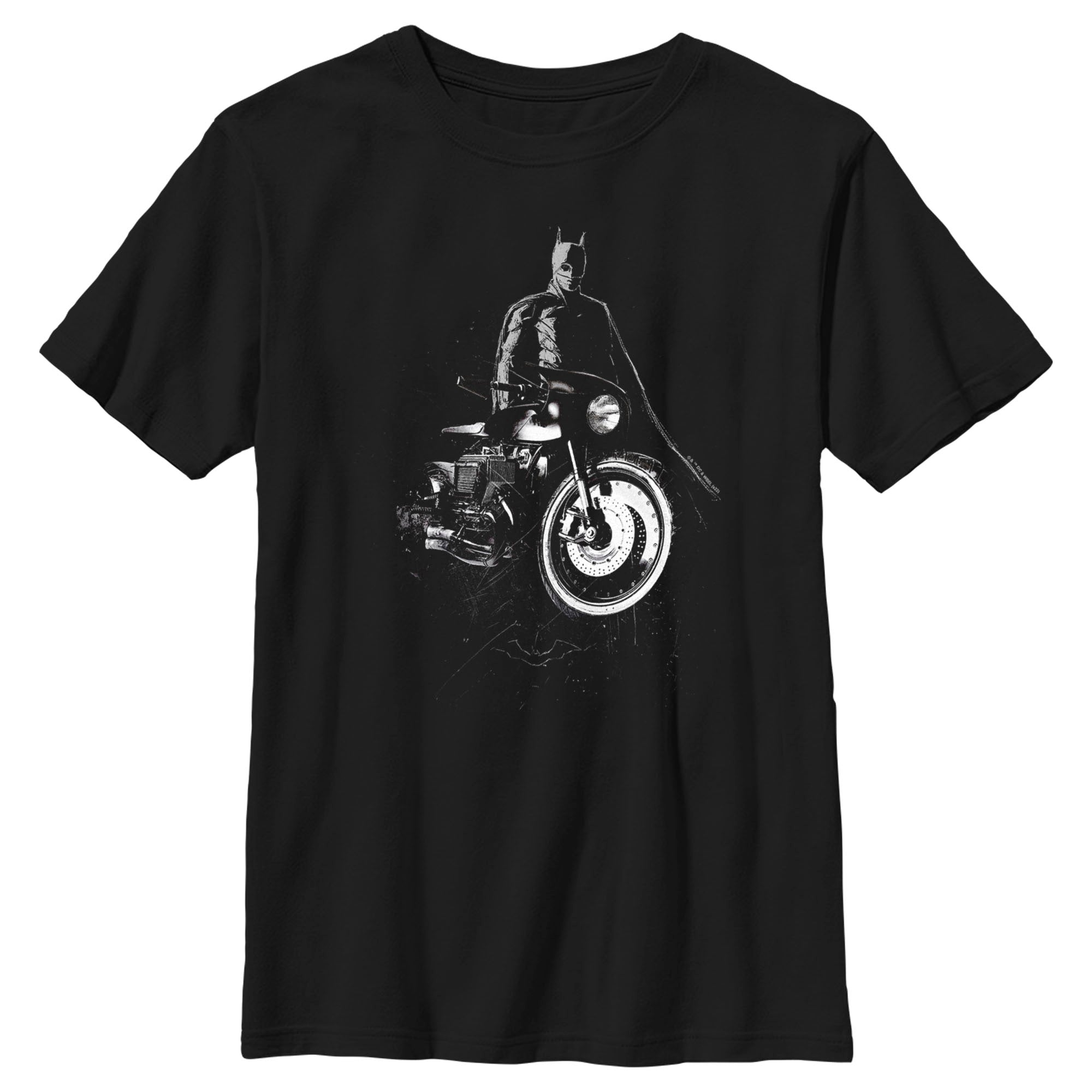 Boy’S The Batman Batcycle In The Shadows T-Shirt