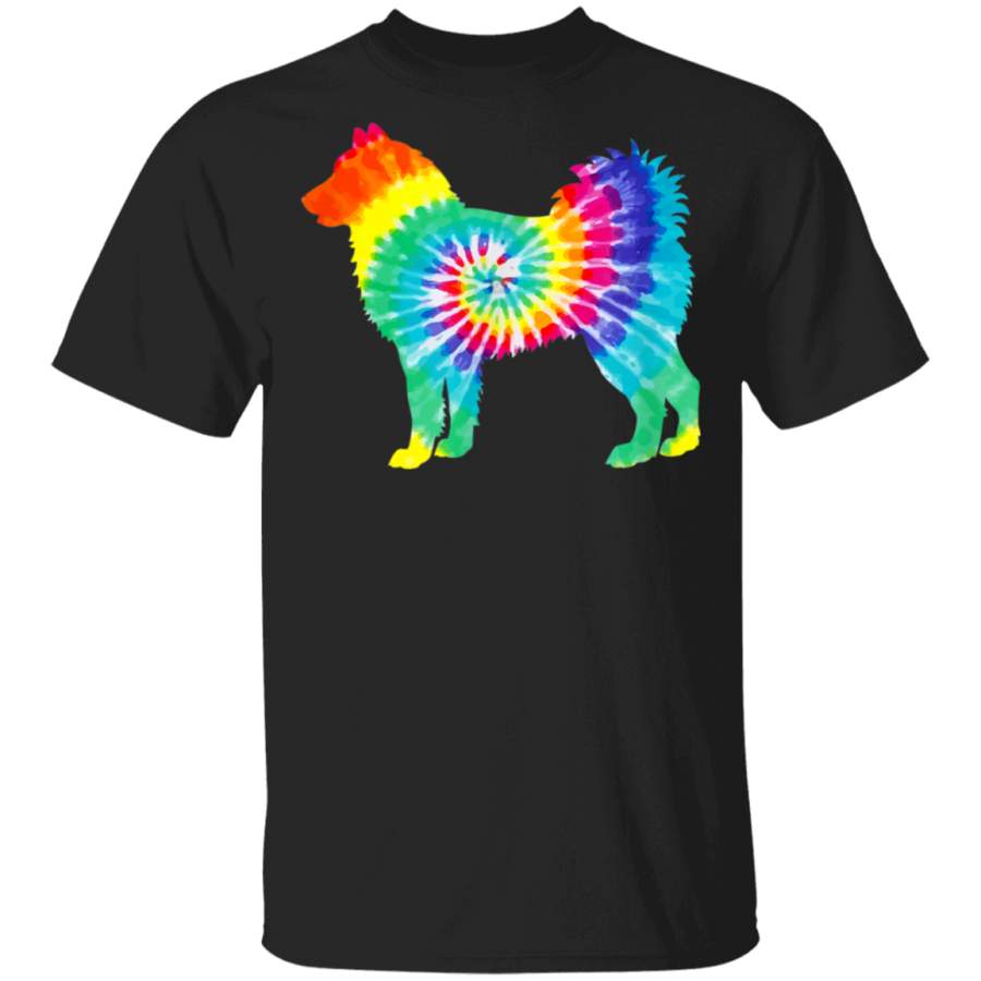 Tie Dye Alaskan Malamute  Hippie Dog Mom Retro Gift TShirt