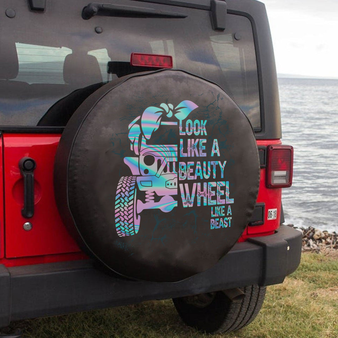 Jeep Look Like A Beauty Wheel Like A Beast 02 Spare Tire Cover Lt11