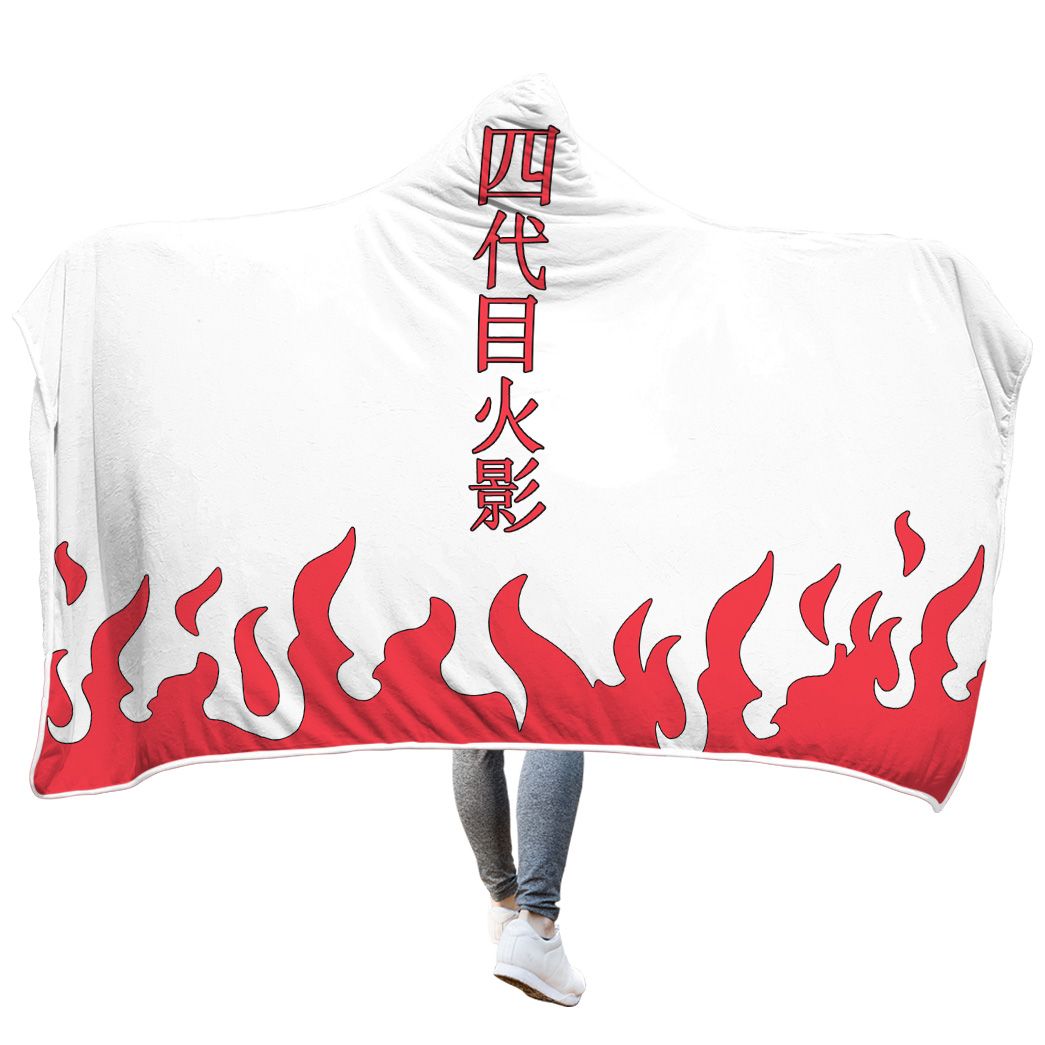 Casespring 3D Naruto Fouth Hokage Cloak Custom Hooded Blanket