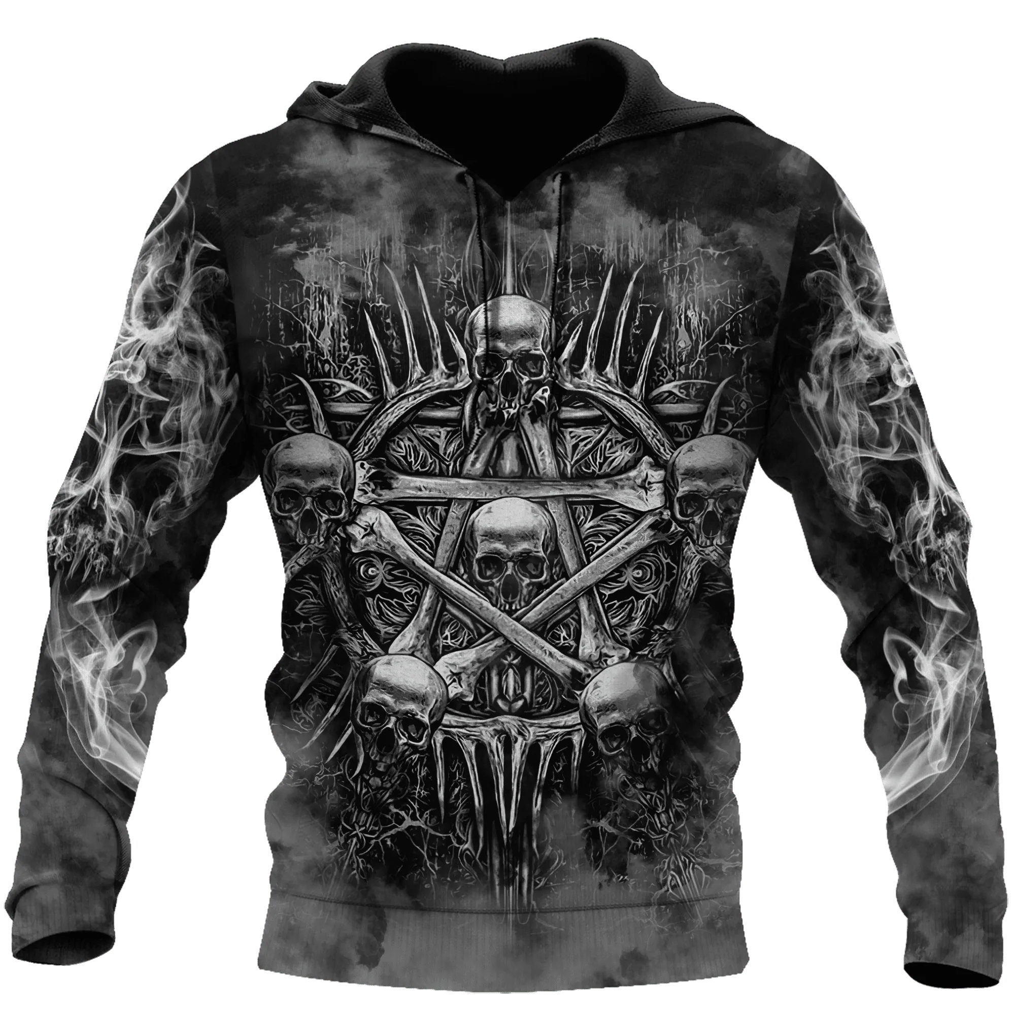 3D Full Printed Skull Hoodie Skull Men’S Hoodie, Women Skull Hoodie Skeleton Hoodies