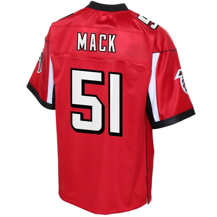 Alex Mack Atlanta Falcons NFL Pro Line Youth Player Jersey – Red