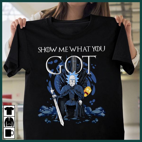 Rick And Morty Game Of Thrones Rick Sanchez 2D Tshirt Hg