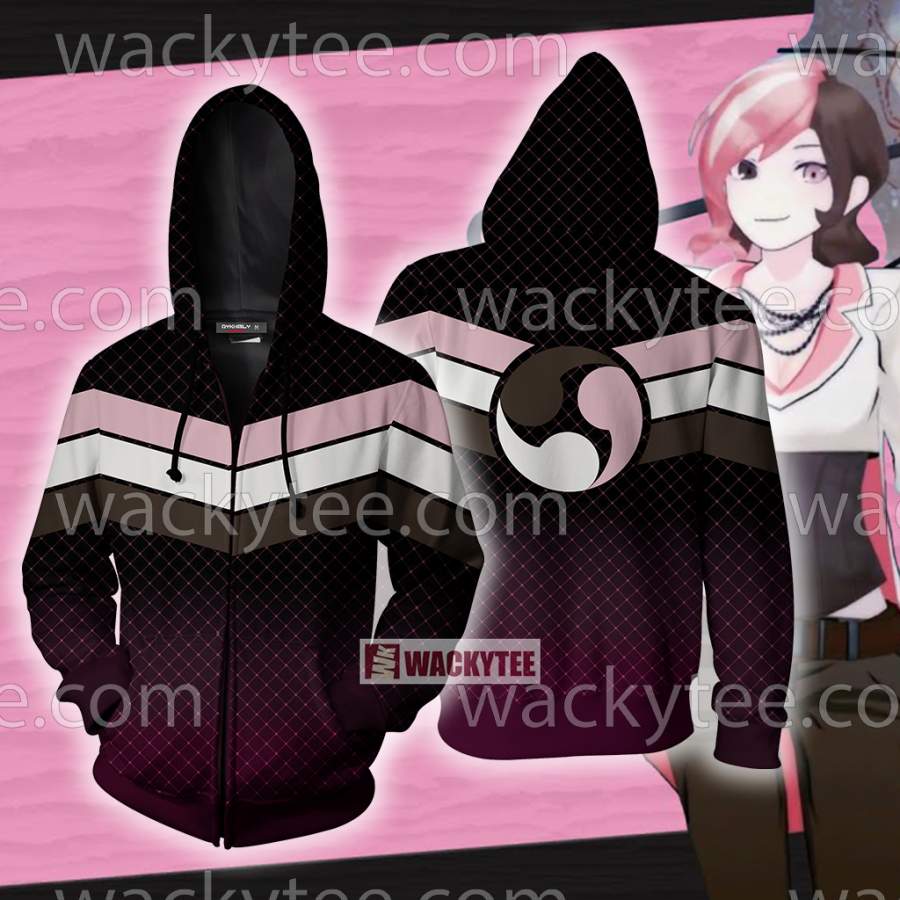 RWBY Neo Neopolitan Cosplay Zip Up Hoodie T-Shirt