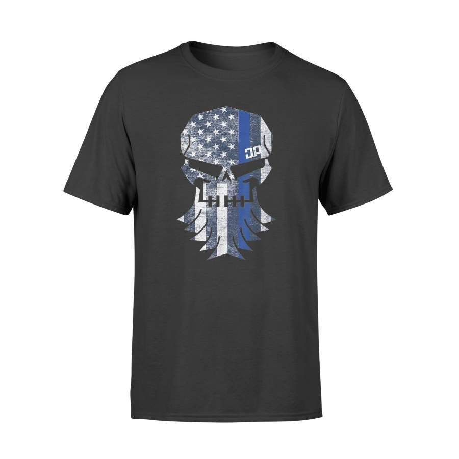 Diesel Power Gear Skull Thin Blue Line T-Shirt – Standard T-shirt