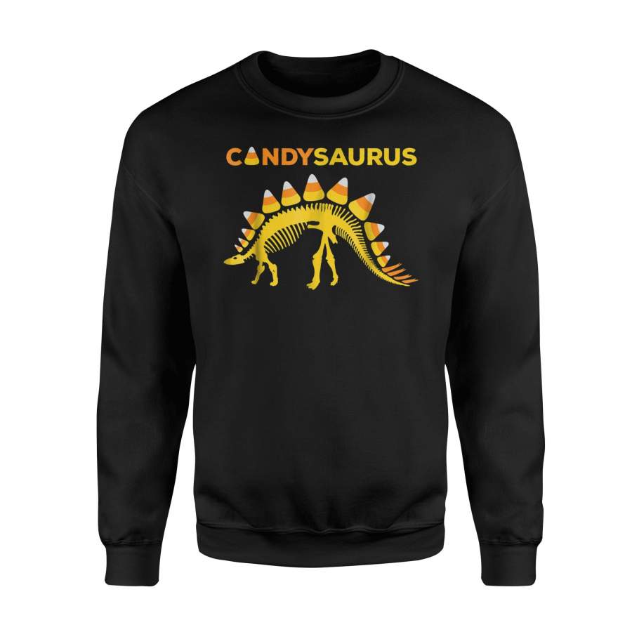 Candysaurus Funny Candy Dinosaur Costume Halloween Sweatshirt