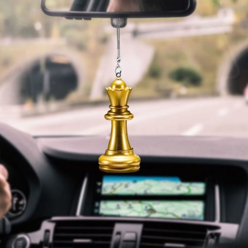 Chess King & Queen Car Hanging Ornament