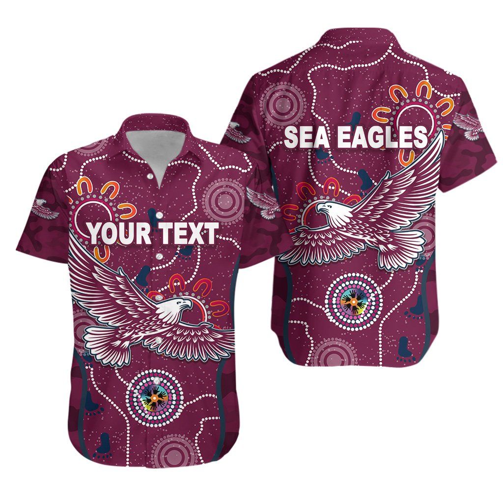 Manly Warringah Hawaii Shirt Sea Eagles Anzac Day Camouflage Indigenous Ha61132