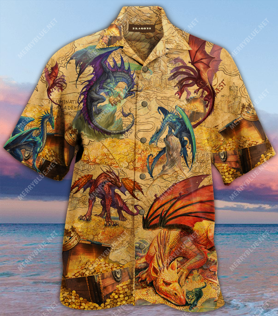 Every Treasure Is Guarded By Dragons Unisex Hawaii Shirt Ha93905