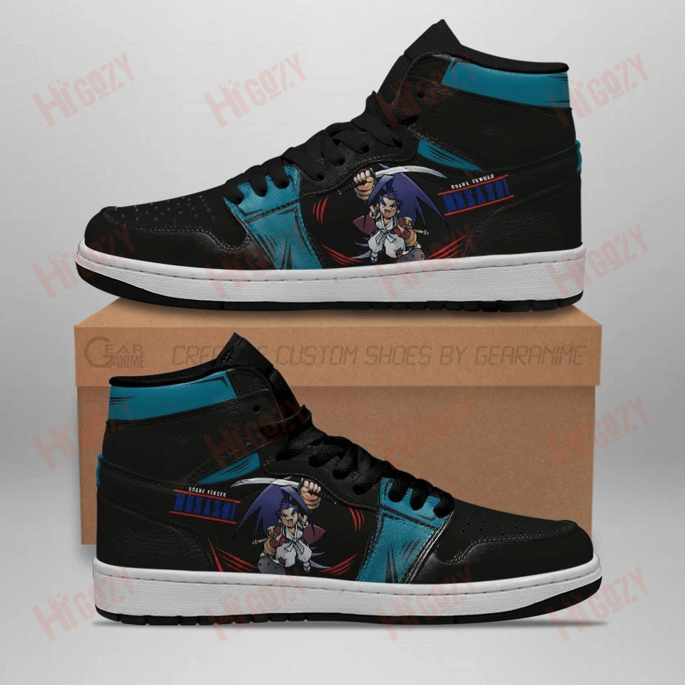 Brave Fencer Musashi Sneakers Custom Black Theme Gamer Sneakers