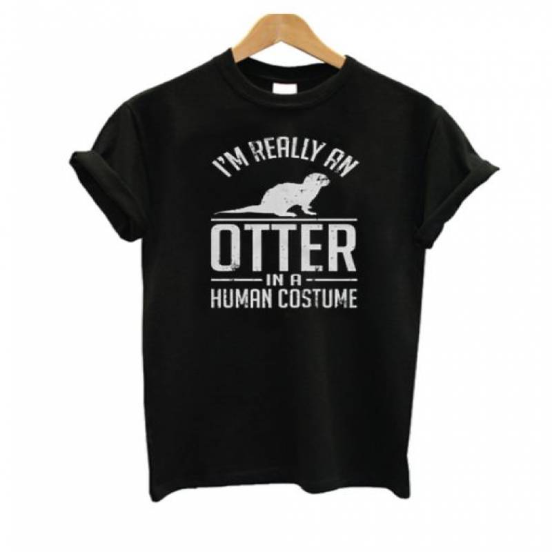 Otter In Human Costume T Shirt