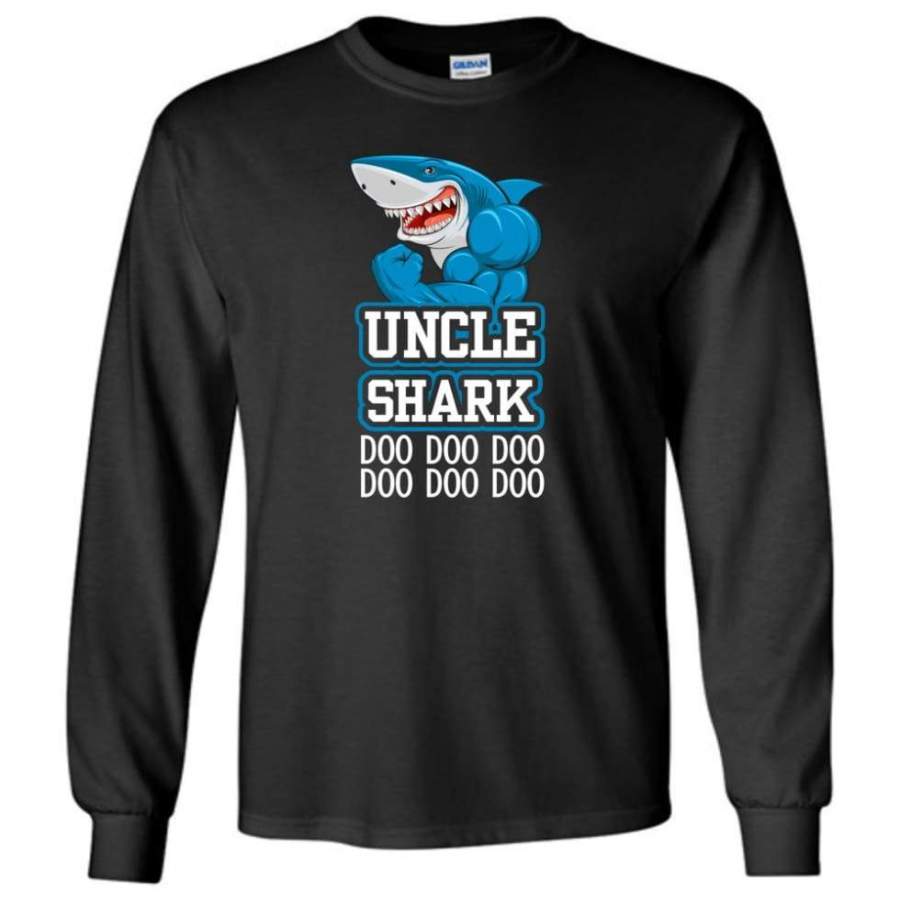 Uncle Shark Doo Doo Doo Doo Doo Doo – Long Sleeve