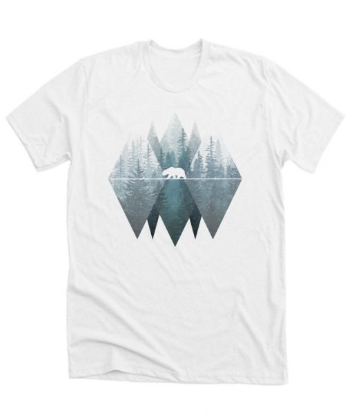 Misty Forest Mountain Bear RS T shirt