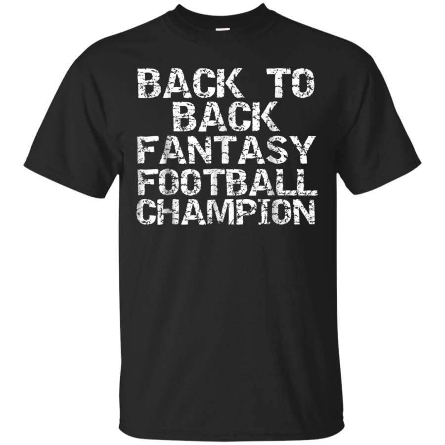 AGR Back to Back Fantasy Football Champion Shirt League Winner