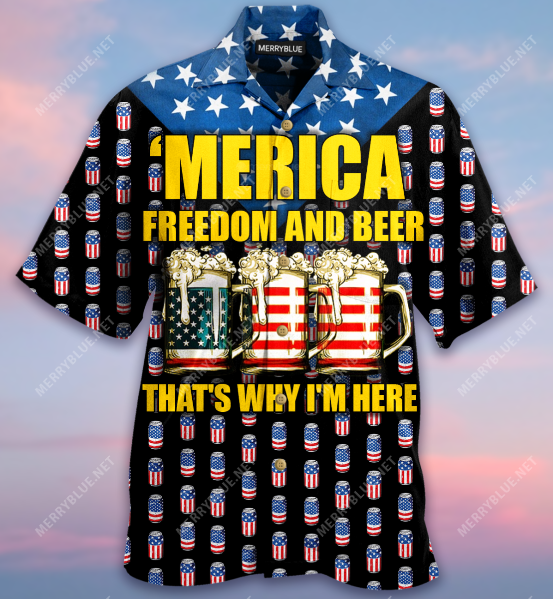 Freedom And Beer Why Here Hawaii Shirt Ha4251