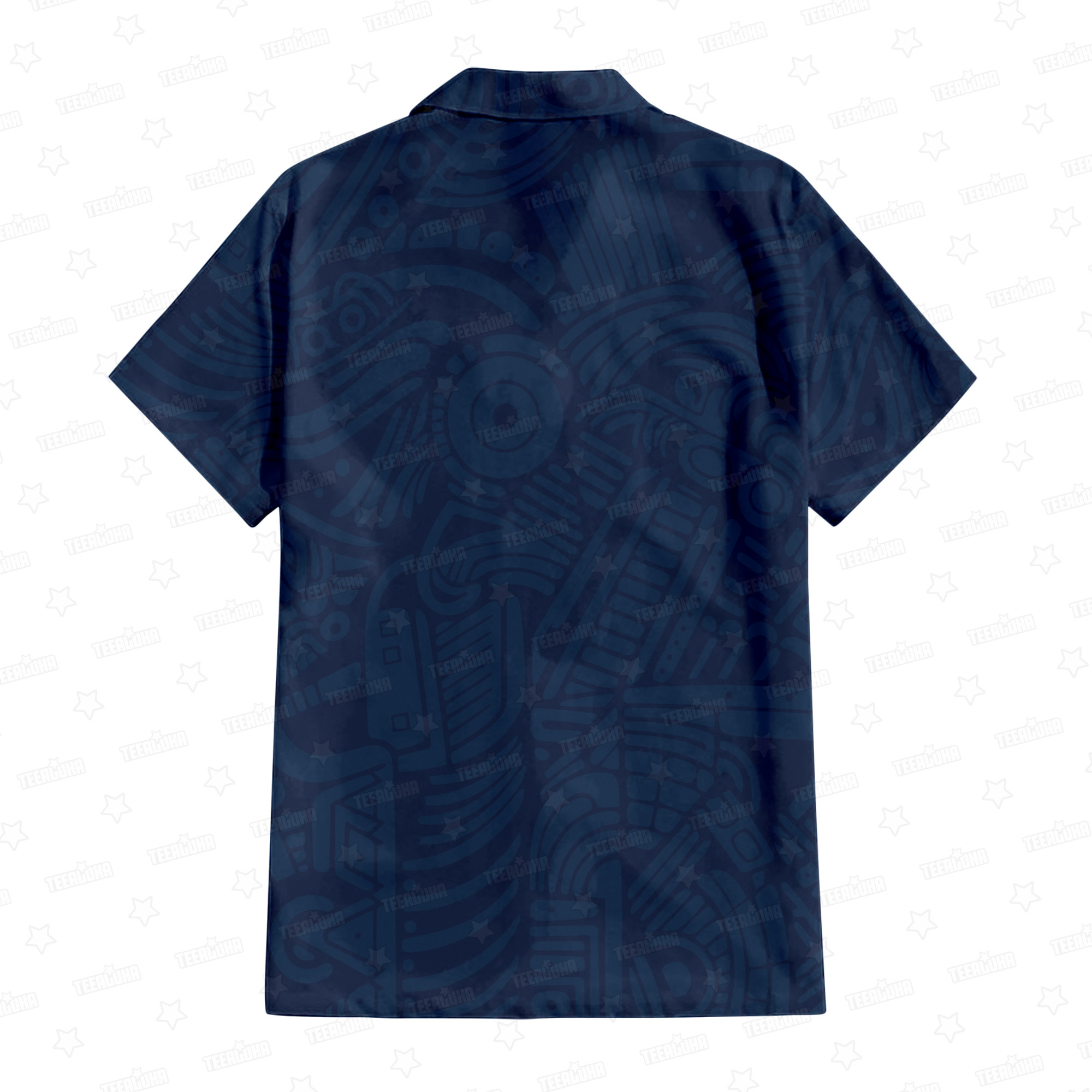 Atlanta Braves Tribal Motifs Hawaiian Shirt