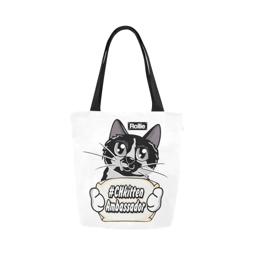 Rollie CH Kitten Ambassador Canvas Tote Bag