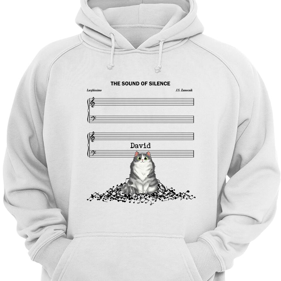 The Sound Of Silence – Personalized Hoodie For Cat Lover – Trending Personalized