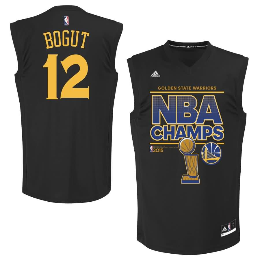 Andrew Bogut Golden State Warriors 2015 NBA Finals Champions Jersey – Black