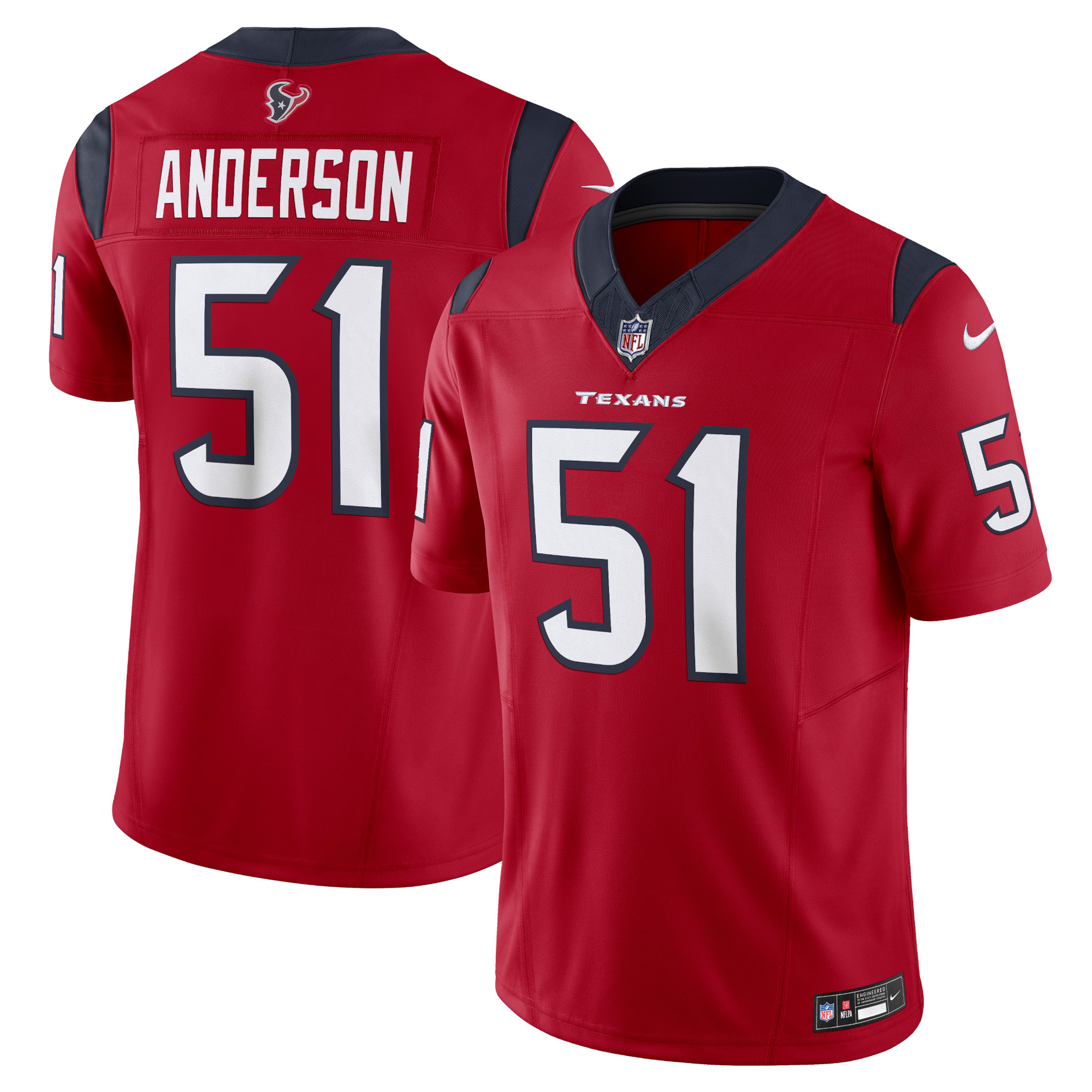 Will Anderson Jr. Houston Texans Vapor F.U.S.E. Limited Jersey – Red