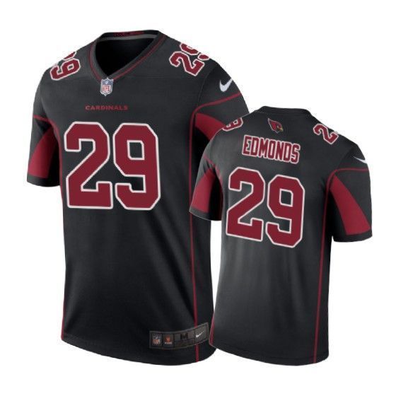 Arizona Cardinals 29 Chase Edmonds Color Rush Black 3D Jersey